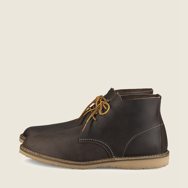 Red Wing Heritage Ayakkabı Erkek - Weekender – Chukka Rough & Tough Deri - Koyu Gri - 62QREDTCO